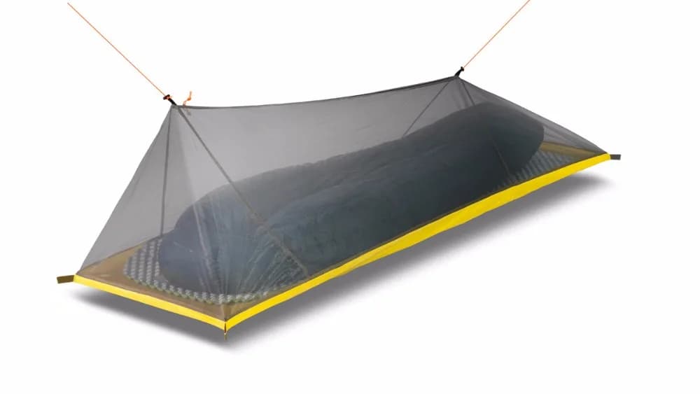 Tente 1 personne ultralégère 260g été mesh moustiquaire ventilation pour pêche randonnée camping solo trekking