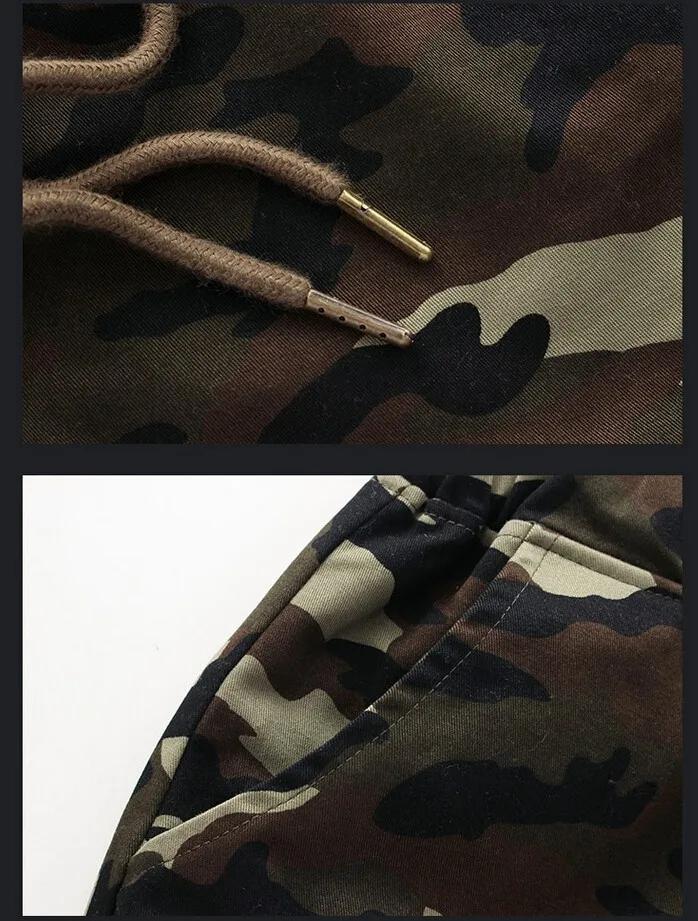 Pantalon camouflage militaire homme coton confortable pour pêche discrète en nature