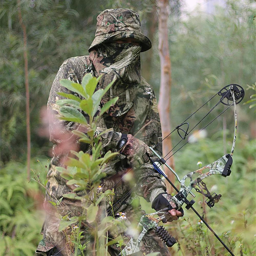 Combinaison pêche printemps été camouflage bionique Ghillie respirant manches longues jungle