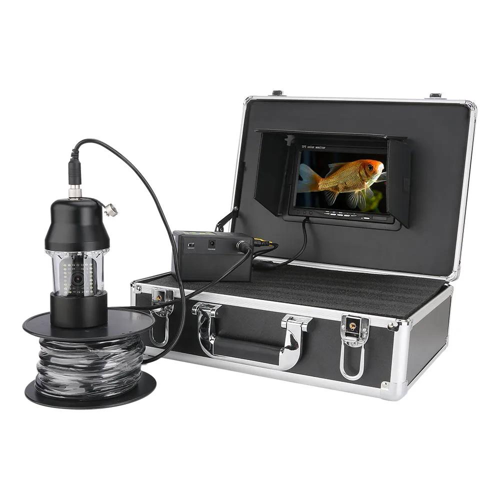 Caméra vidéo de pêche sous-marine MAOTEWANG 7" étanche IP68 avec 38 LEDs et rotation 360° 20-100m