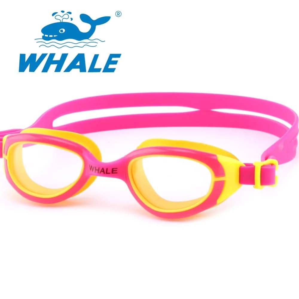 Lunettes de natation WHALE pour enfants 4-15 ans - Professionnelles réglables waterproof - Sports