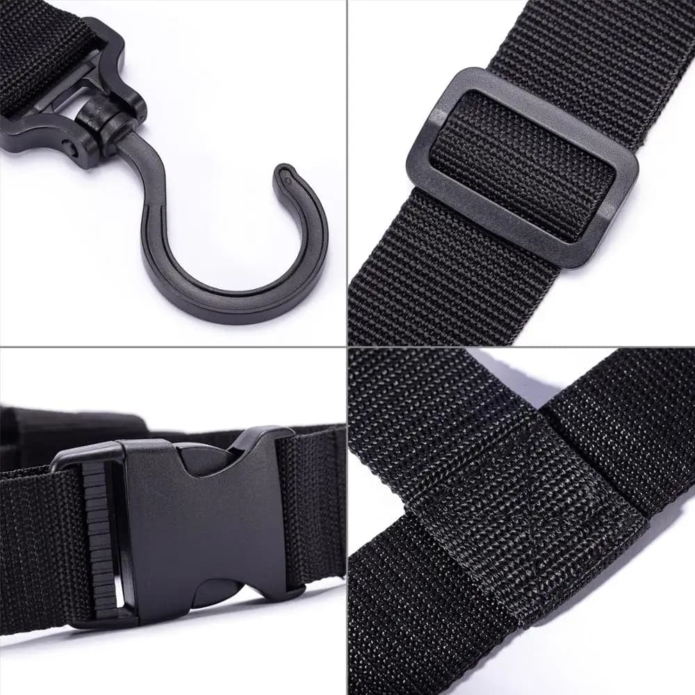 Porte waders réglable Bassdash - Système de séchage et rangement pour bottes de pêche