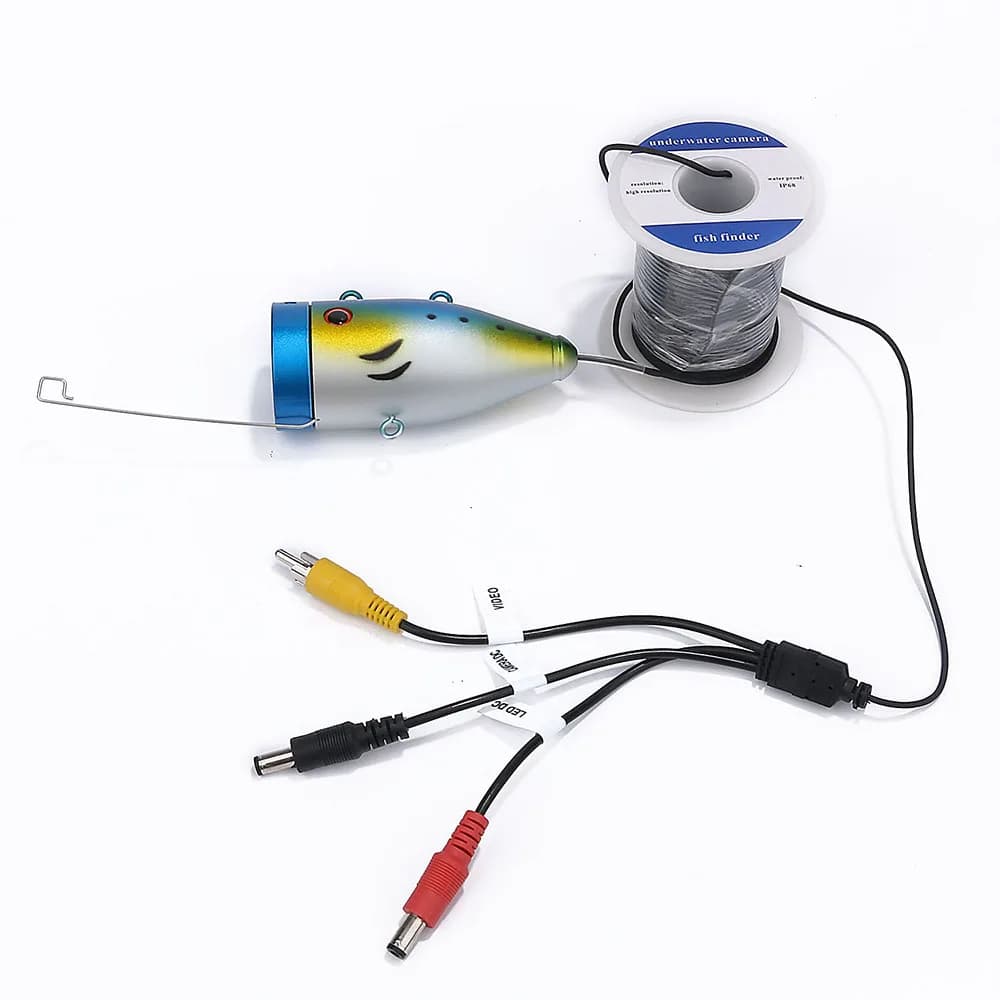 Caméra sous-marine MAOTEWANG 1000TVL pour détecteur de poissons avec câble 15m ou 30m - 30 pièces