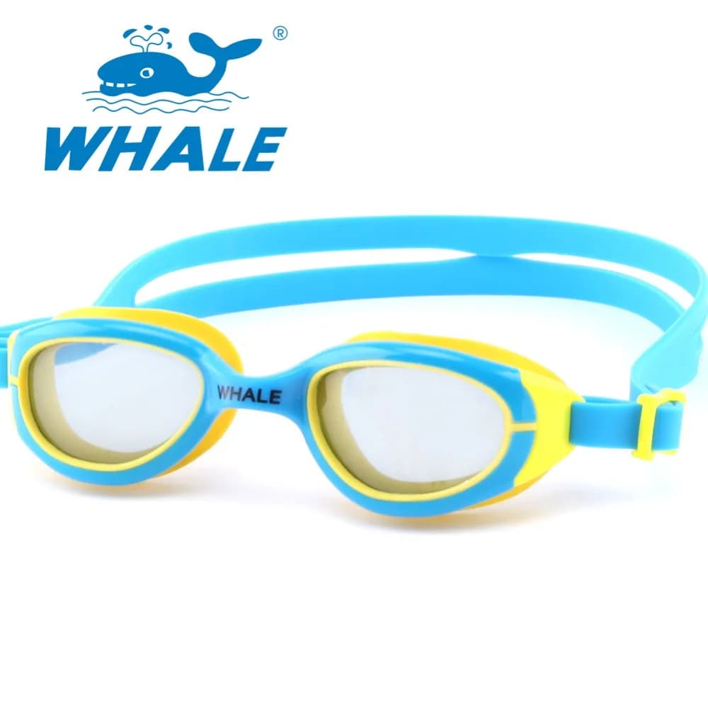 Lunettes de natation WHALE pour enfants 4-15 ans - Professionnelles réglables waterproof - Sports