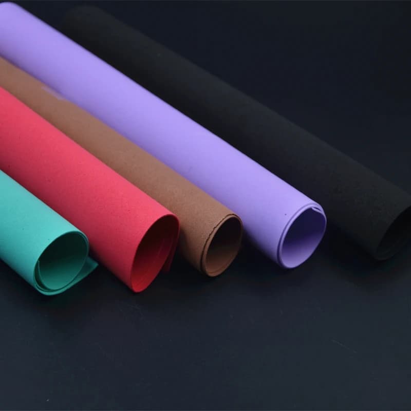 Foam EVA haute densité 1mm pour ailes et corps de mouches de pêche, 10 couleurs, pack