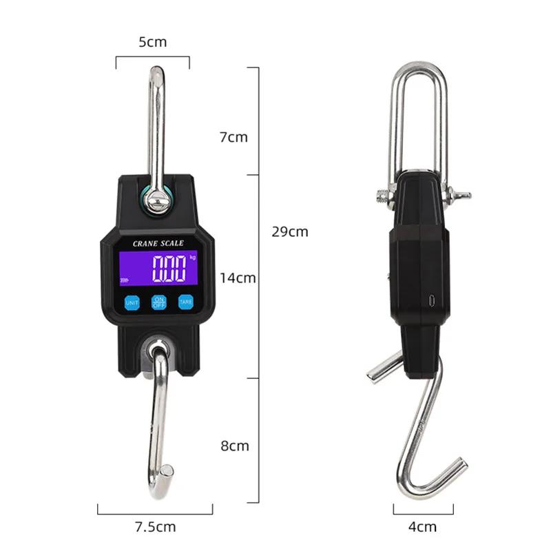 Balance électronique Bluetooth 300kg 50g - Pèse-brochet portable rechargeable