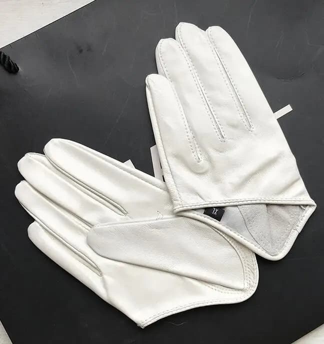 Gants de pêche femme cuir véritable mouton design court mi-paume 8 couleurs pour pêche automne-hiver