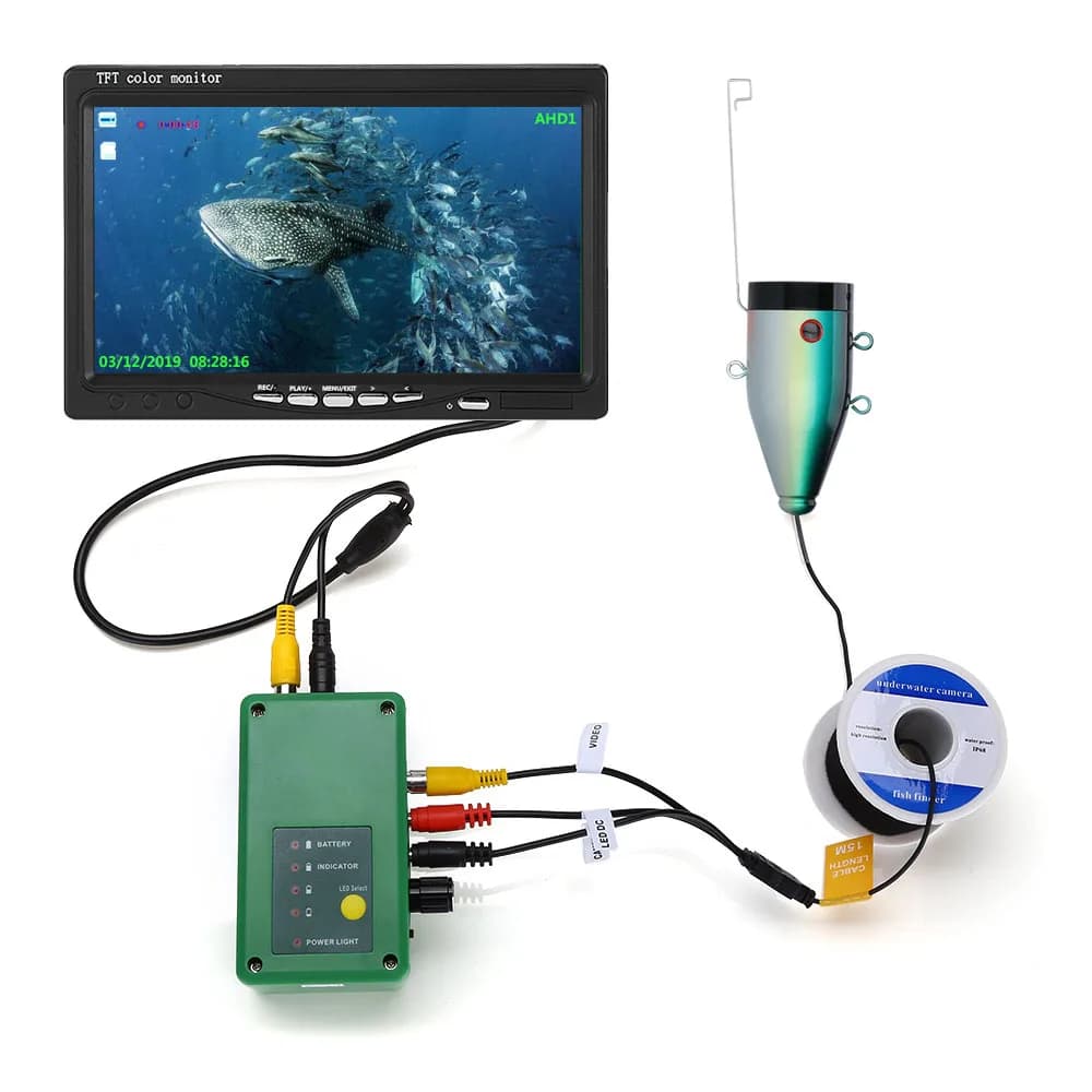 Caméra pêche MAOTEWANG écran 7 pouces HD 1080P 30 LED pour glace mer rivière cadeau homme