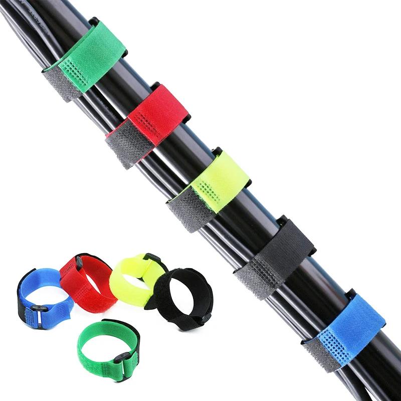 Sangles fixation canne pêche 5/10/20pcs - Attaches rapides ceinture porte-canne pêche extérieur