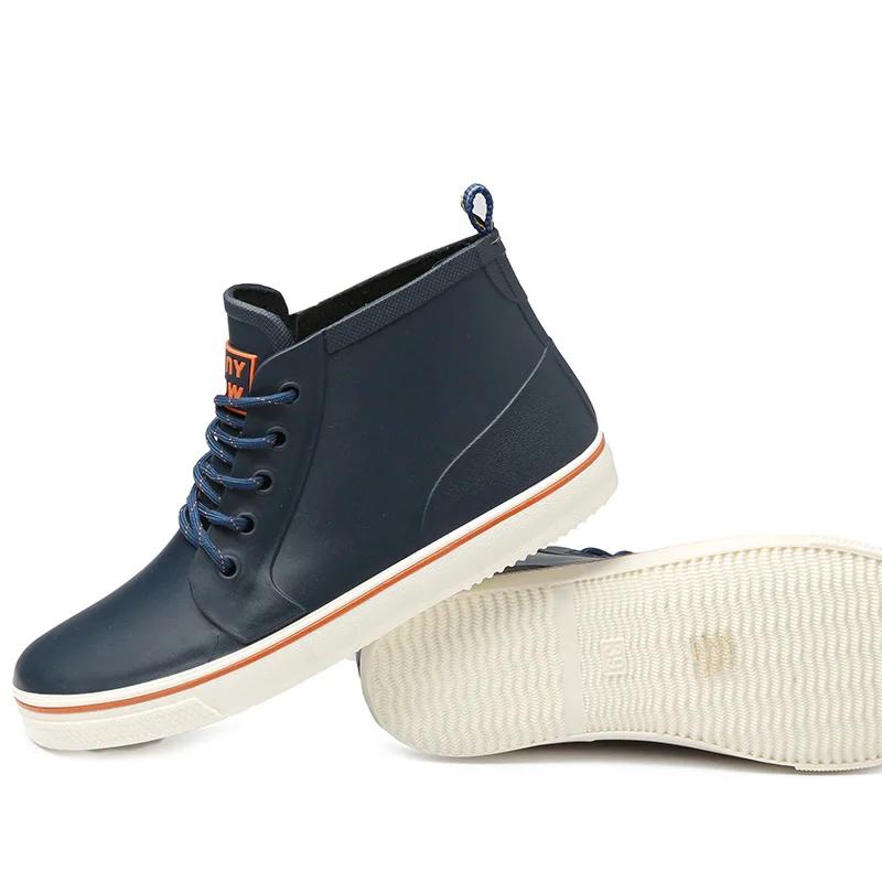 Bottes de pêche courtes caoutchouc homme 2020 neuves jardin loisirs extérieur antidérapantes