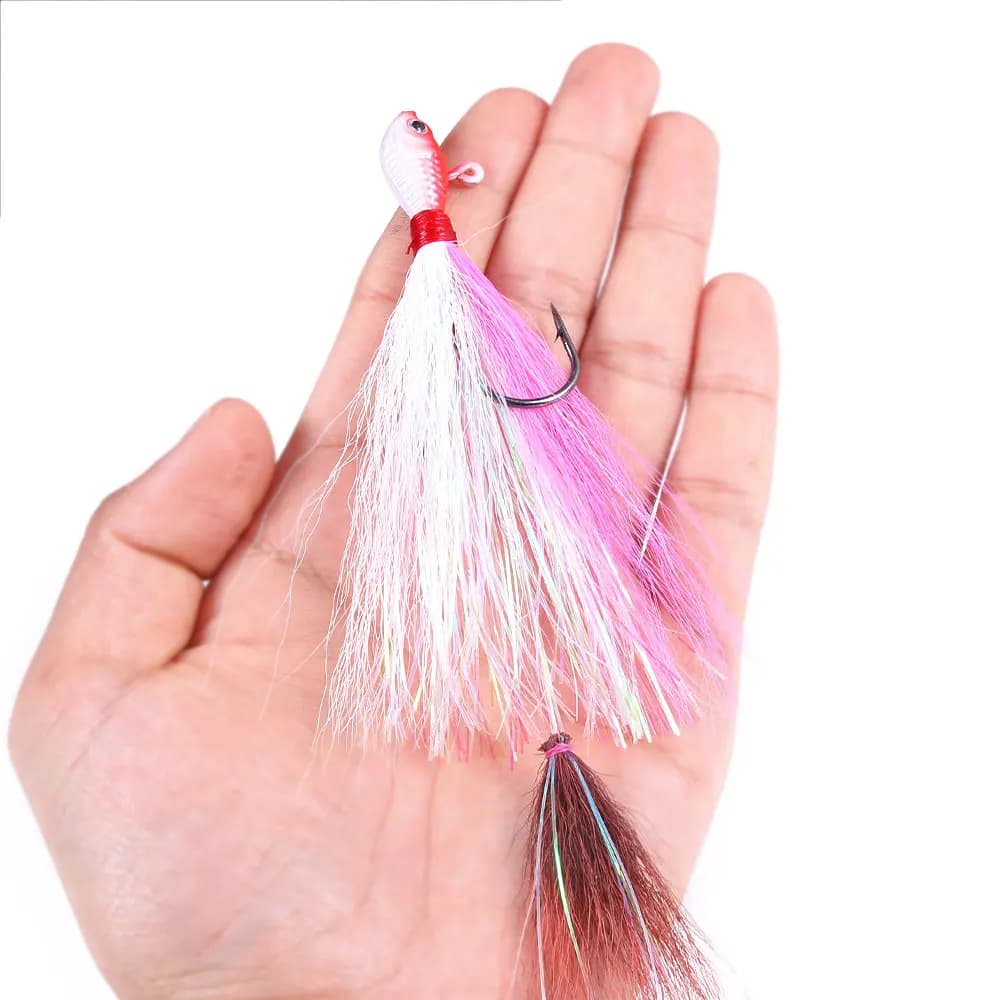 Leurre de pêche Jig Head Wobbler 7g à 85g pour brochet, perche et carpe - Appâts artificiels