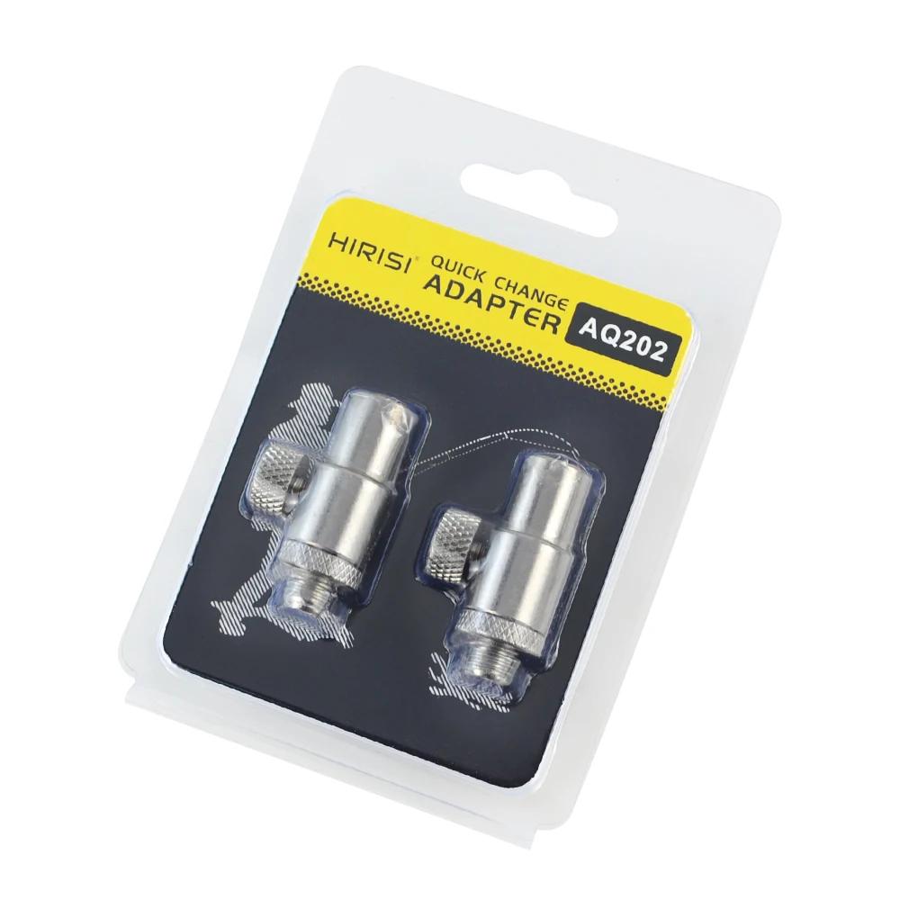 Connecteur rapide inox pour alarmes carpe et rod pod - Fixation instantanée AQ202 pour pêche statique