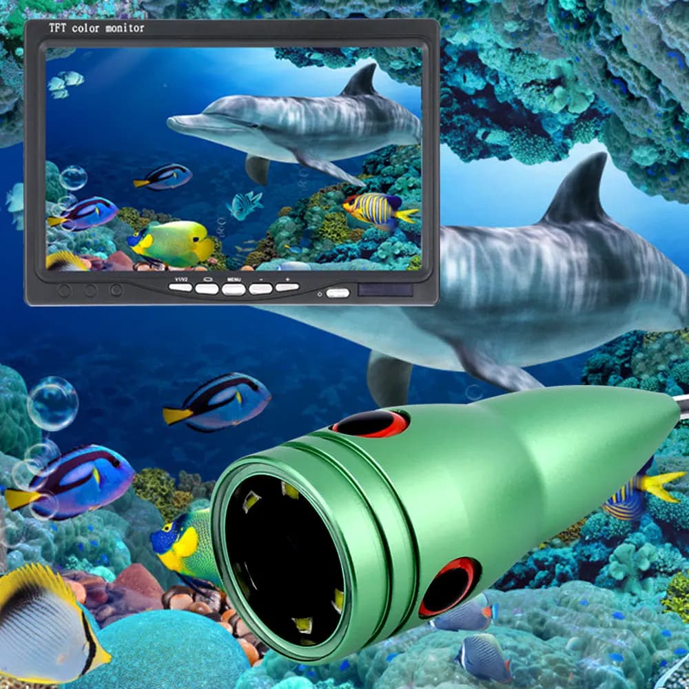 Caméra sous-marine MAOTEWANG 1000TVL - Fish finder avec écran 7 pouces et LED IR pour pêche glace mer
