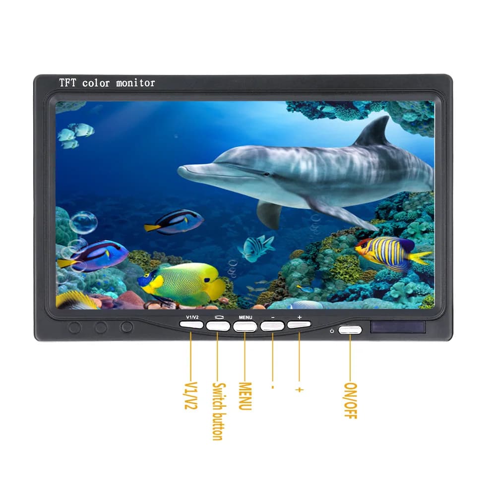 Caméra sous-marine MAOTEWANG 1000TVL - Fish finder avec écran 7 pouces et LED IR pour pêche glace mer