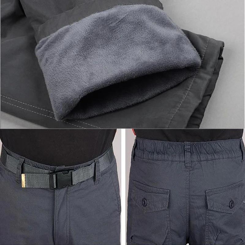 Pantalon cargo double épaisseur hiver - chaud pour pêche sur glace et conditions extrêmes