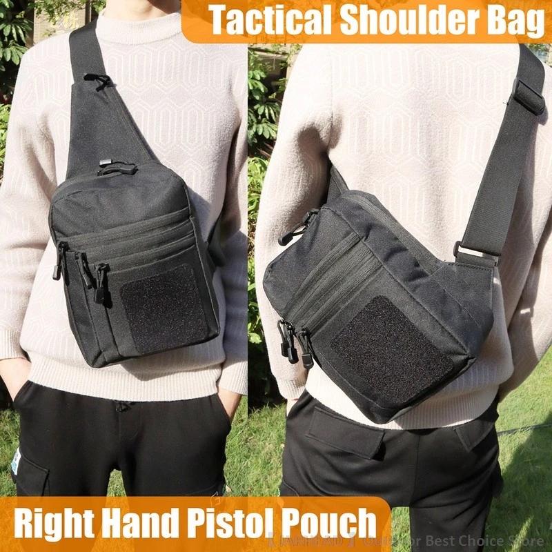 Sac poitrine tactique pour pistolet de pêche - Discret et convertible en sac à dos