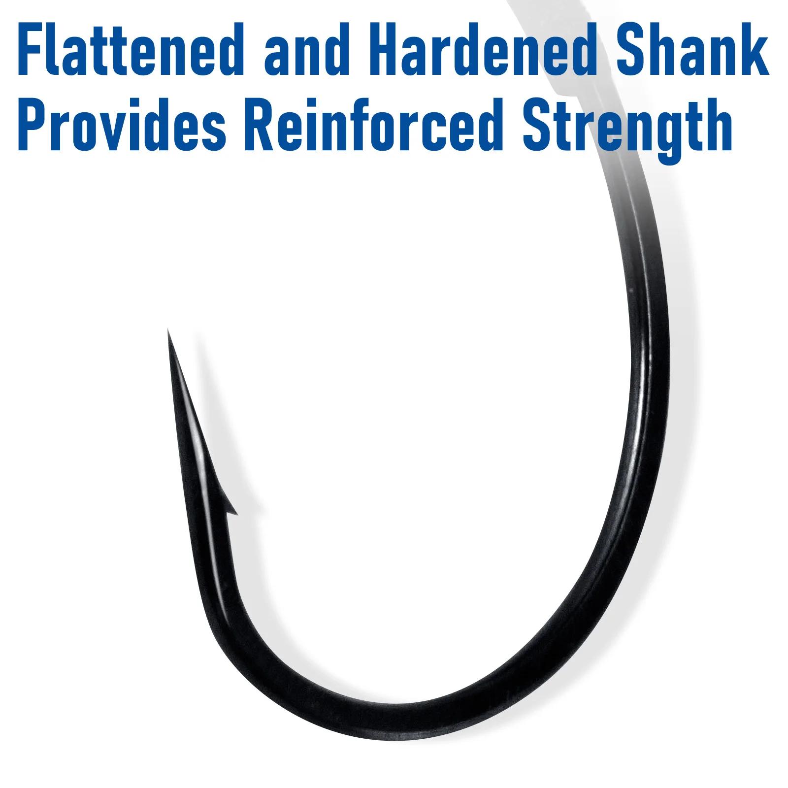 10 hameçons weedless Drop Shot Wide Gap pour techniques Neko Rig, Punch Shot et Flipping en eau douce