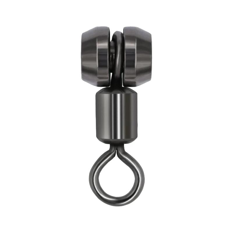Émerillons rouges à billes DNDYUJU 10 pièces tête cuivre pour pêche côtière accessoires montages spinning