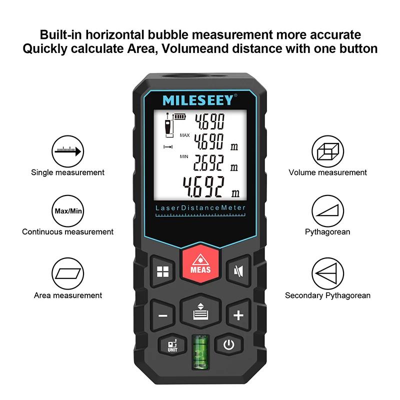 Télémètre laser MILESEEY X5 haute précision 40M à 100M - Mesure fiable pour pêche de précision