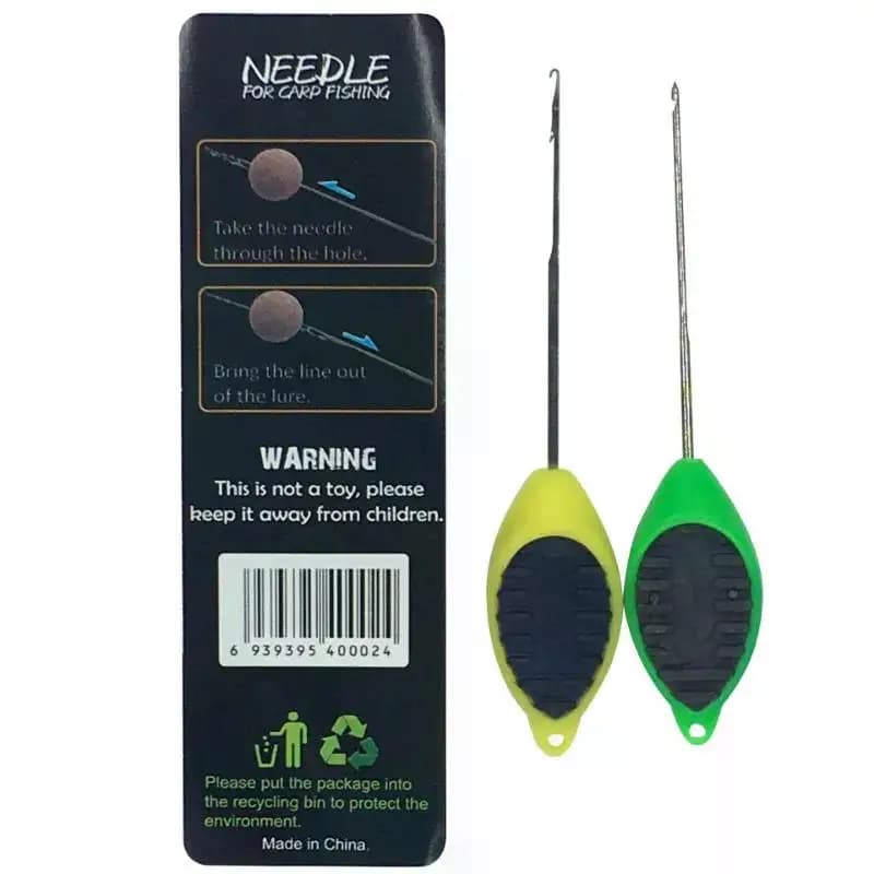 Kit aiguilles montage appâts carpe avec aiguille à porte et épingles pour pop up boilies