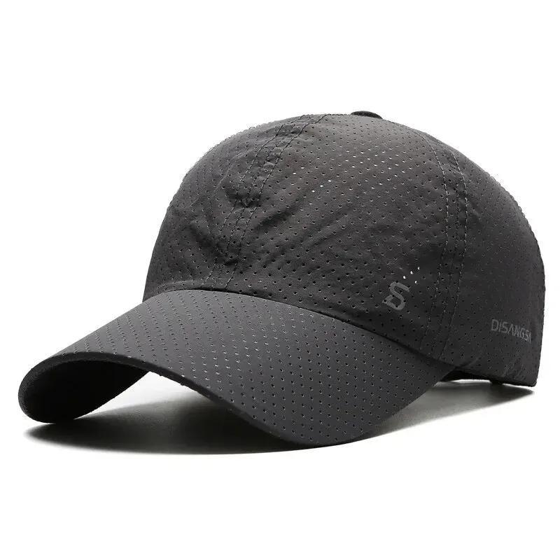 Casquette running langue canard pêche - Séchage rapide respirante été pêche sportive homme