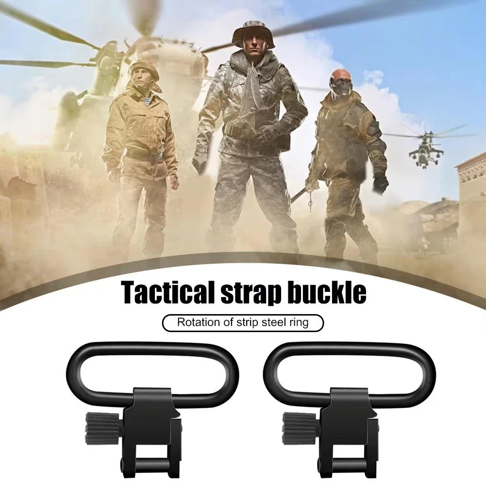 2 boucles QD pour sangle de fusil de pêche - Montage détachable et sécurisé