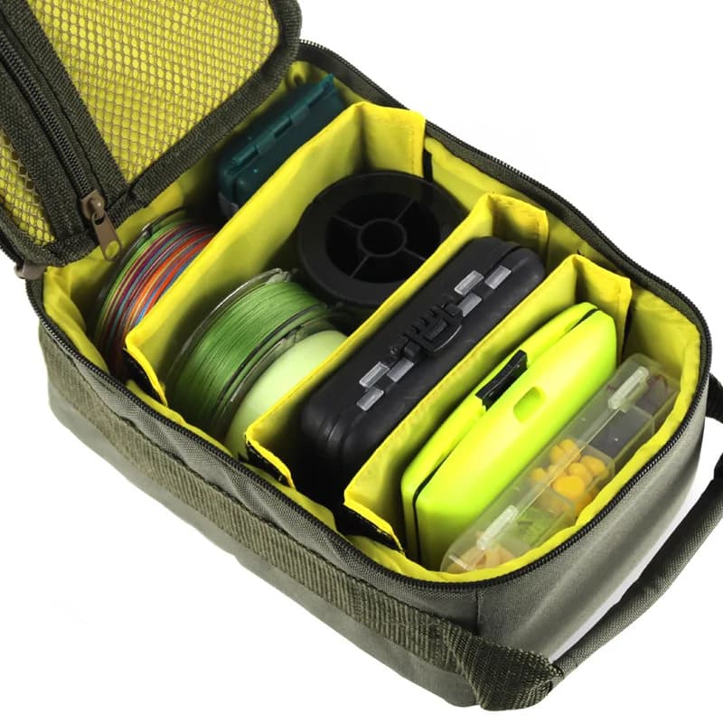 Sac de pêche Oxford portable grande capacité pour moulinets, leurres et accessoires de pêche