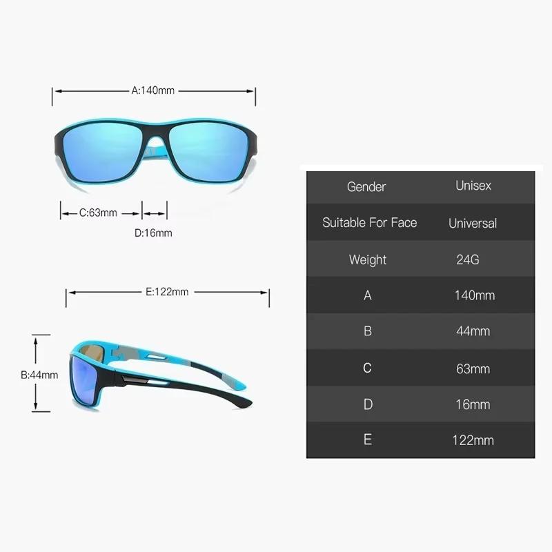 Lunettes de pêche polarisées pour hommes et femmes avec chaîne pour conduite et randonnée