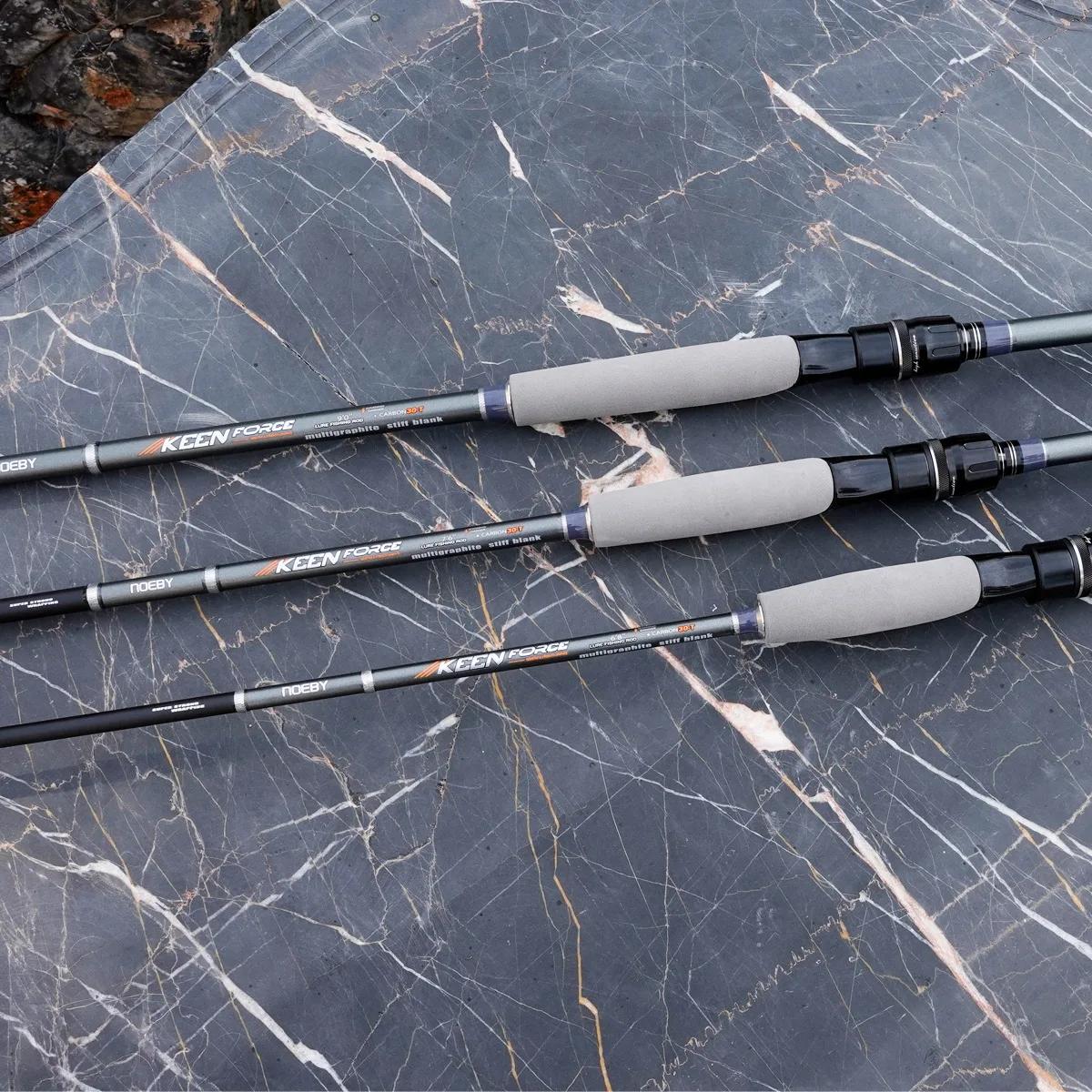 Canne à pêche polyvalente NOEBY Keen Force L UL ML M 2.04-2.9m - Carbone léger pour truite, rascasse, bar