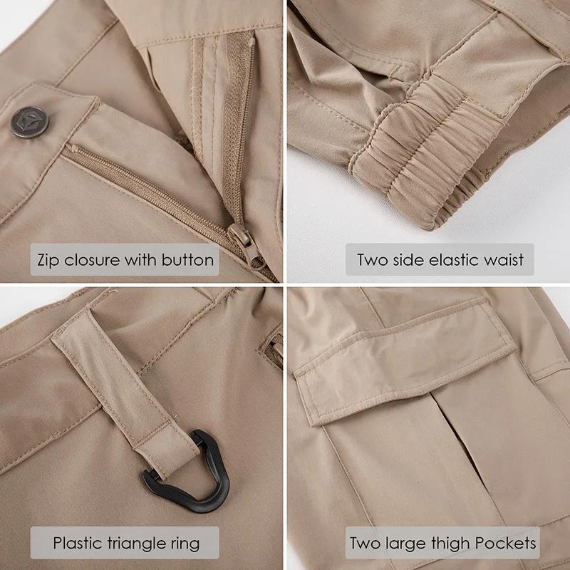Pantalon pêche léger séchage rapide imperméable randonnée travail hommes cargo technique