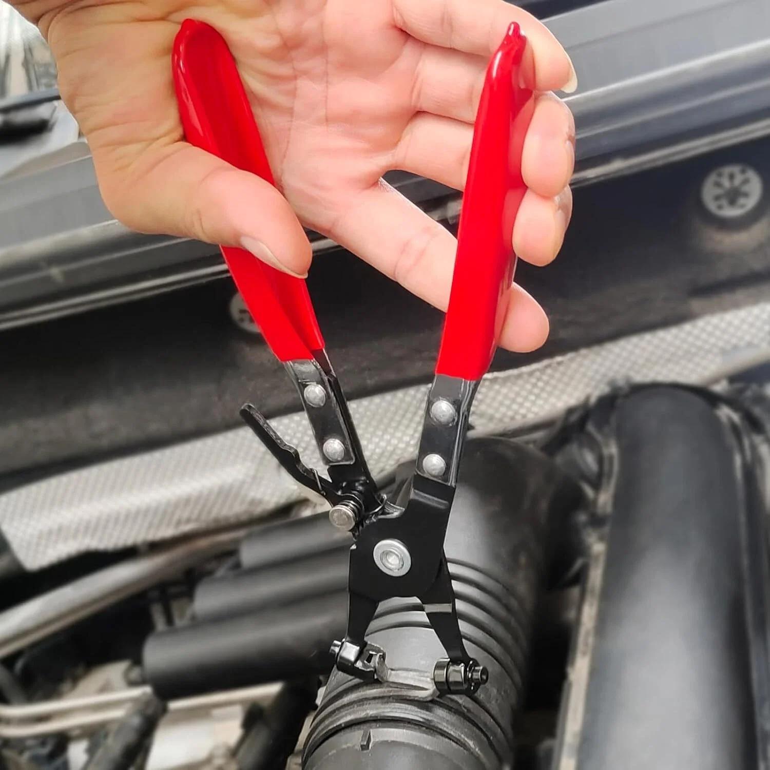 Pince extractrice de colliers de serrage pour tuyaux auto - Outil professionnel de démontage colliers