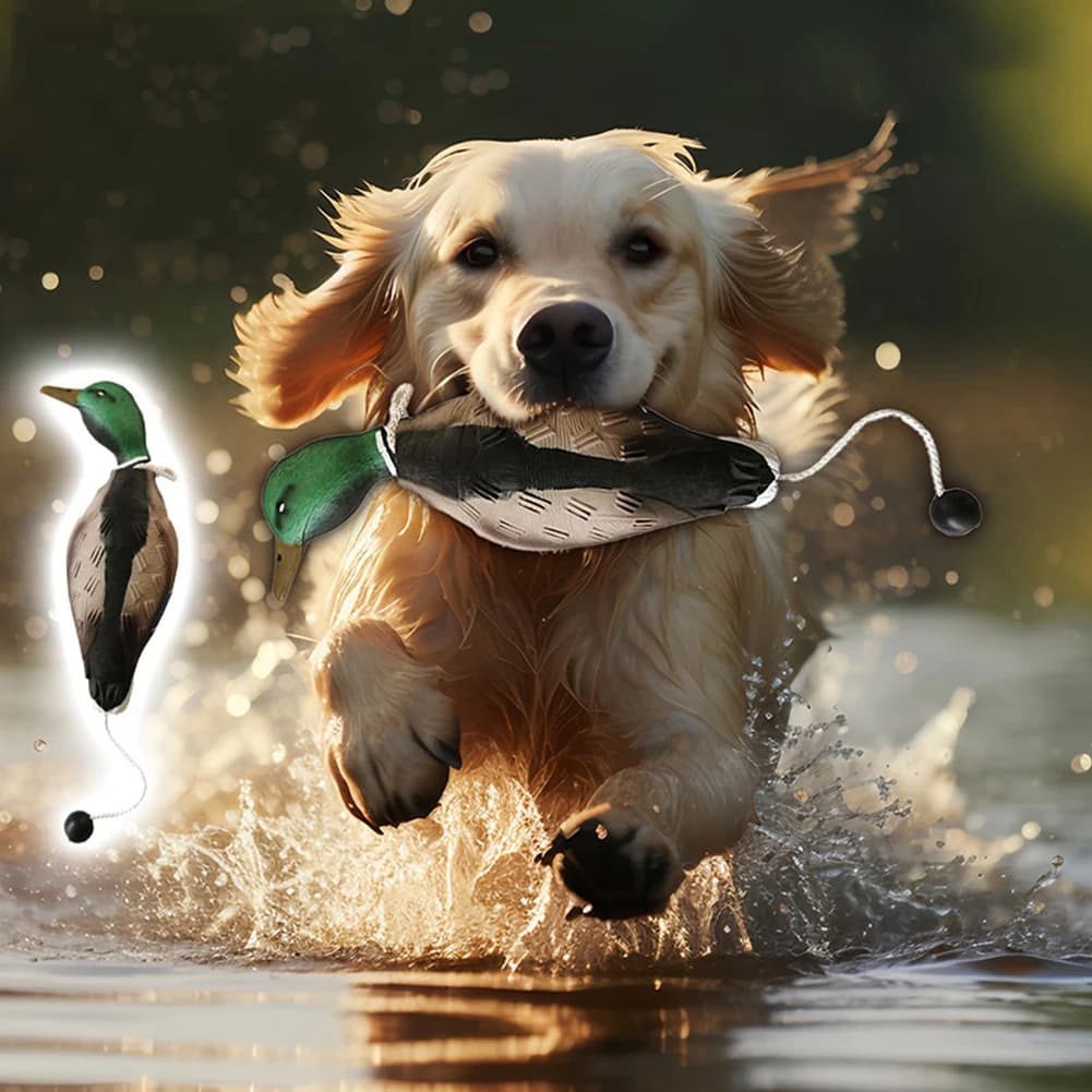 Leurre canard flottant mort pour entraînement chien de chasse pêche, appât leurre flottant
