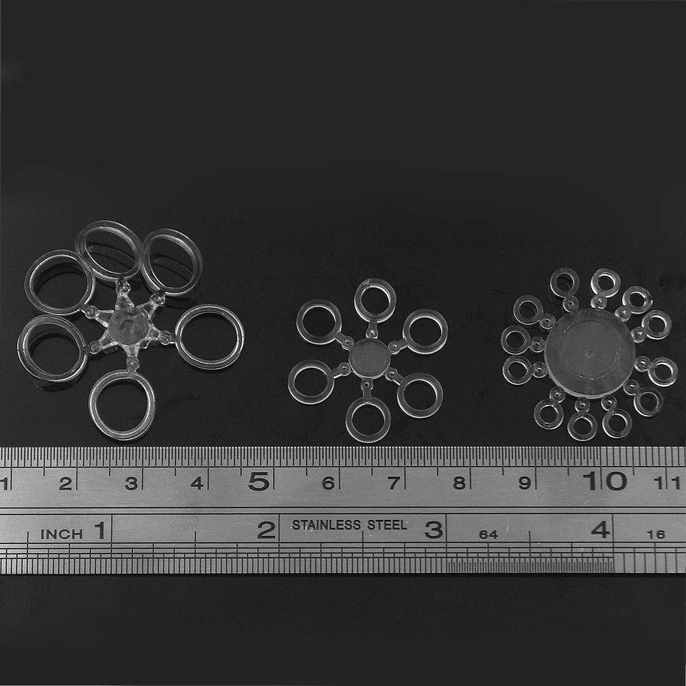 Élastiques stop bouillettes 10-100 pièces pour pêche carpe - anneaux caoutchouc pellets élastiques