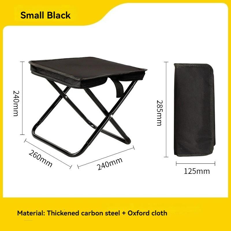 Chaise pliante multifonction portable pour pêche extérieure et camping léger - accessoire outdoor