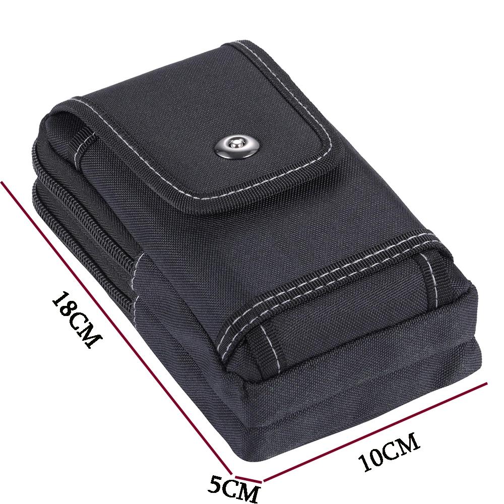 Sac ceinture tactique double couche avec poche téléphone - banane EDC pêche chasse randonnée