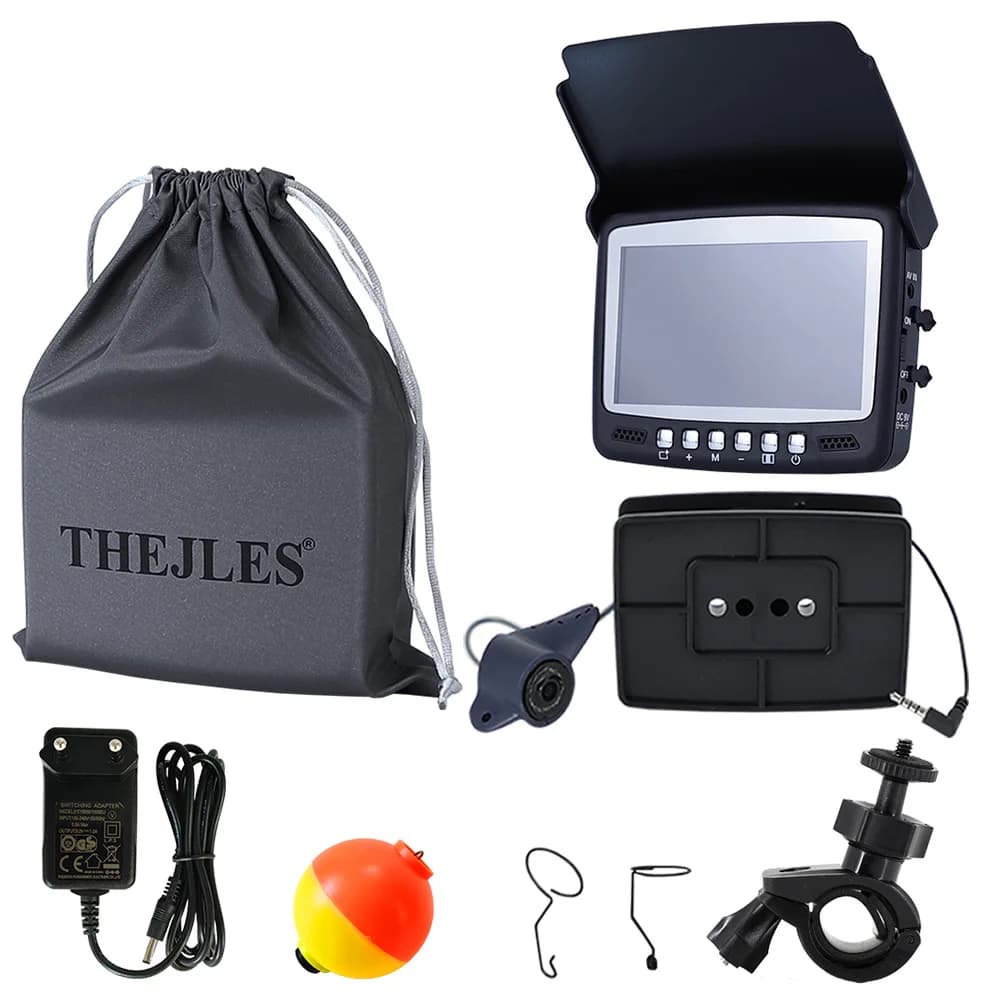Caméra pêche sous-marine 4.3 pouces IPS 8 lampes IR étanche IP68 cadeau pêcheur homme garçon