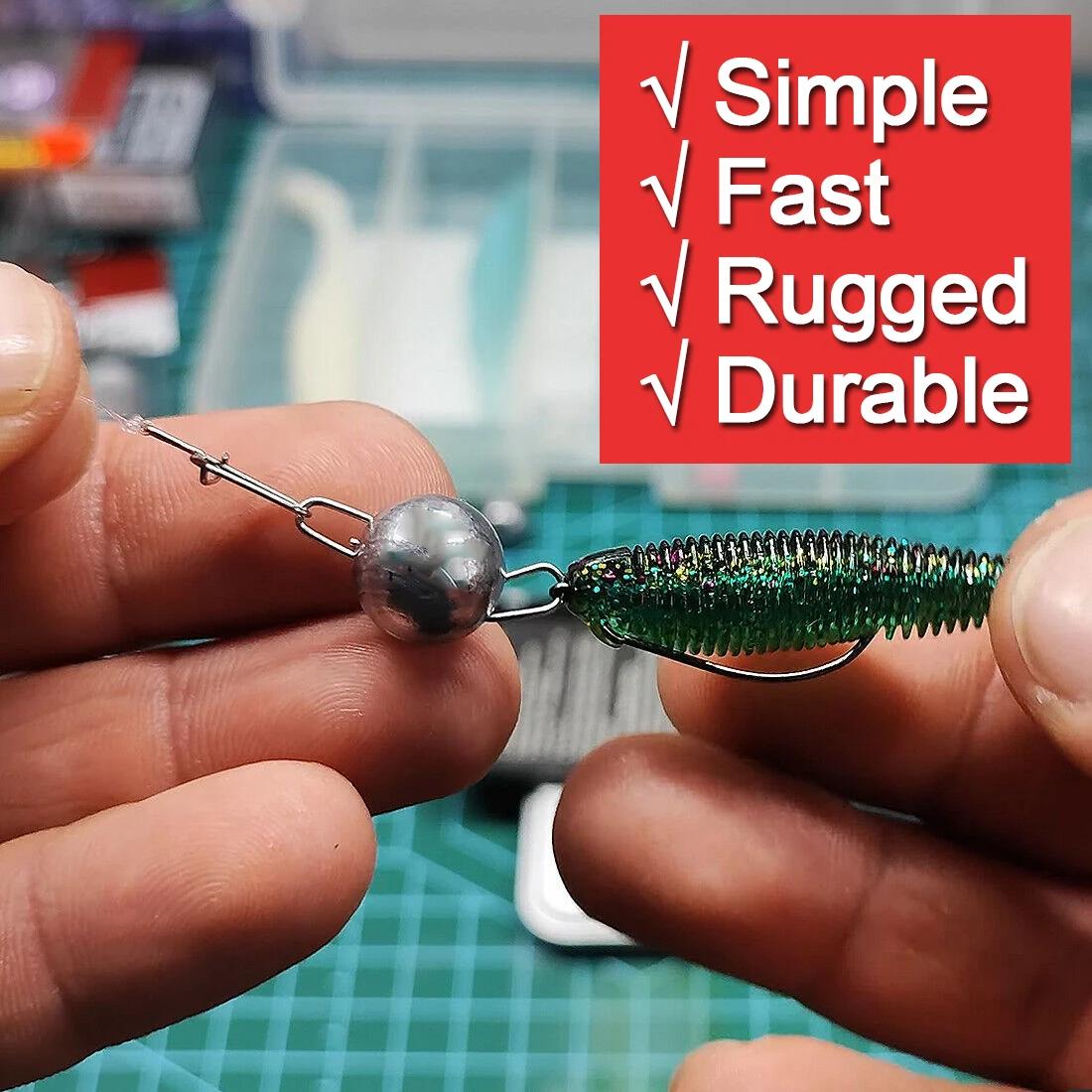 Plombs Cheburashka 9KM 10 pièces avec connecteur - Sinkers pour pêche freshwater précise