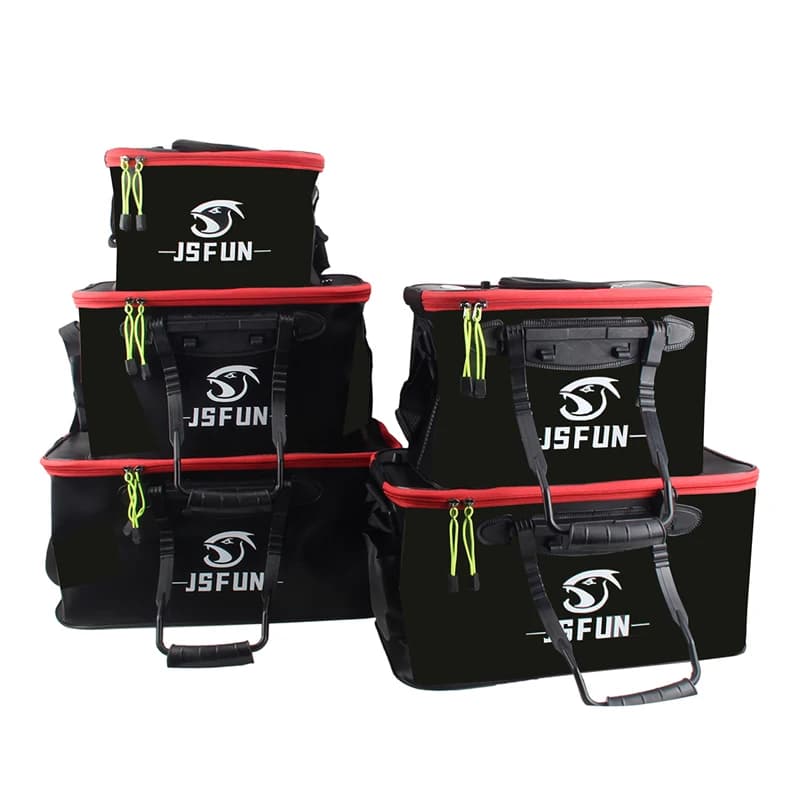 Seau pliable EVA pour poissons vivants sans pompe à oxygène - vivier portable pêche extérieure