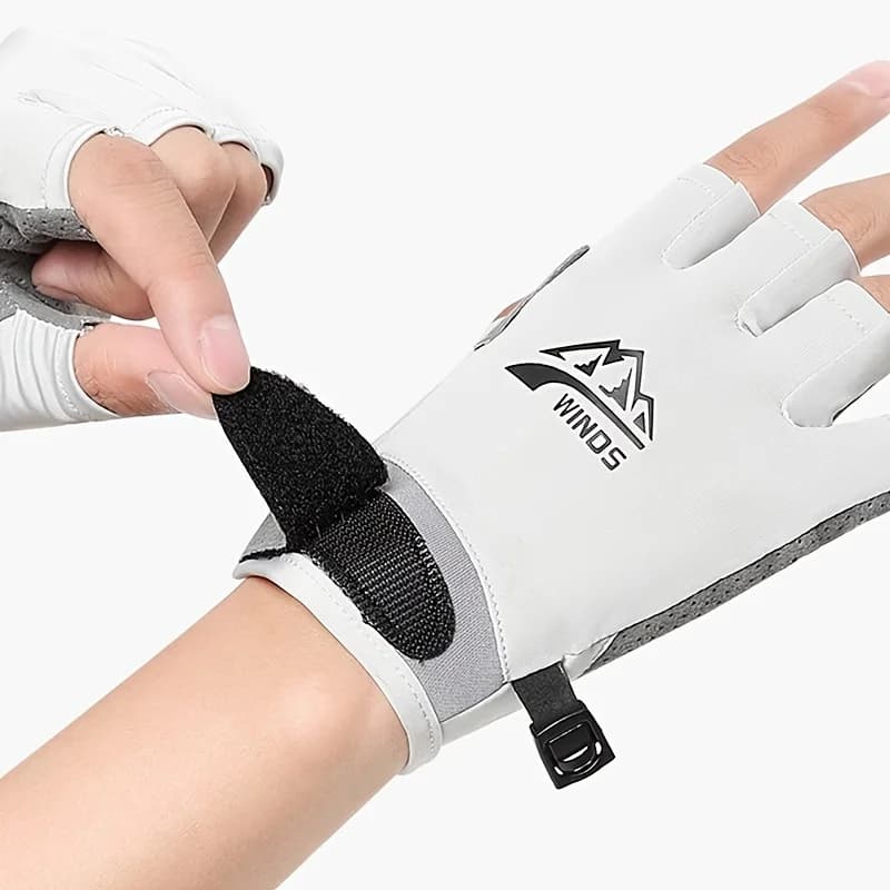 Gants de pêche Long Finger légers et respirants - Réutilisables avec doigts complets ou demi-doigts