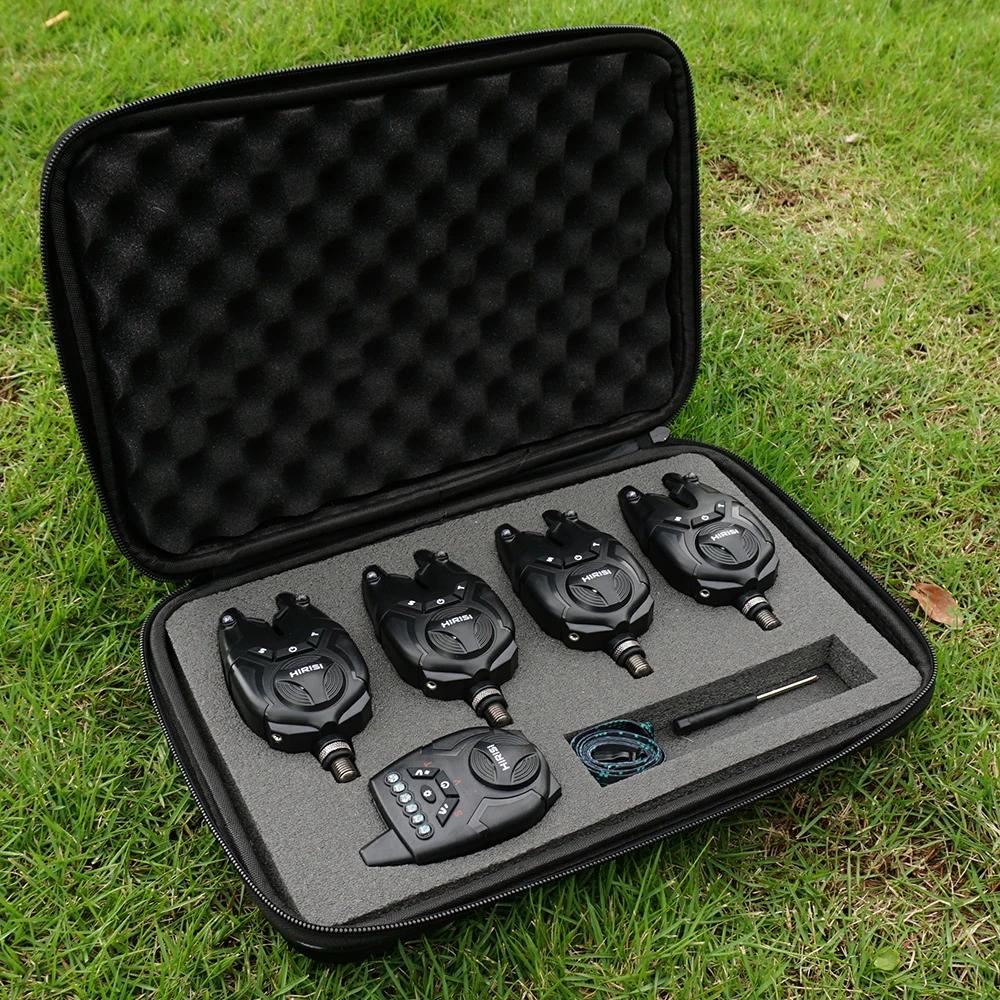 Kit alarme sans fil carpe étanche Hirisi - Set 1+3 avec indicateur morsure contrôle S9