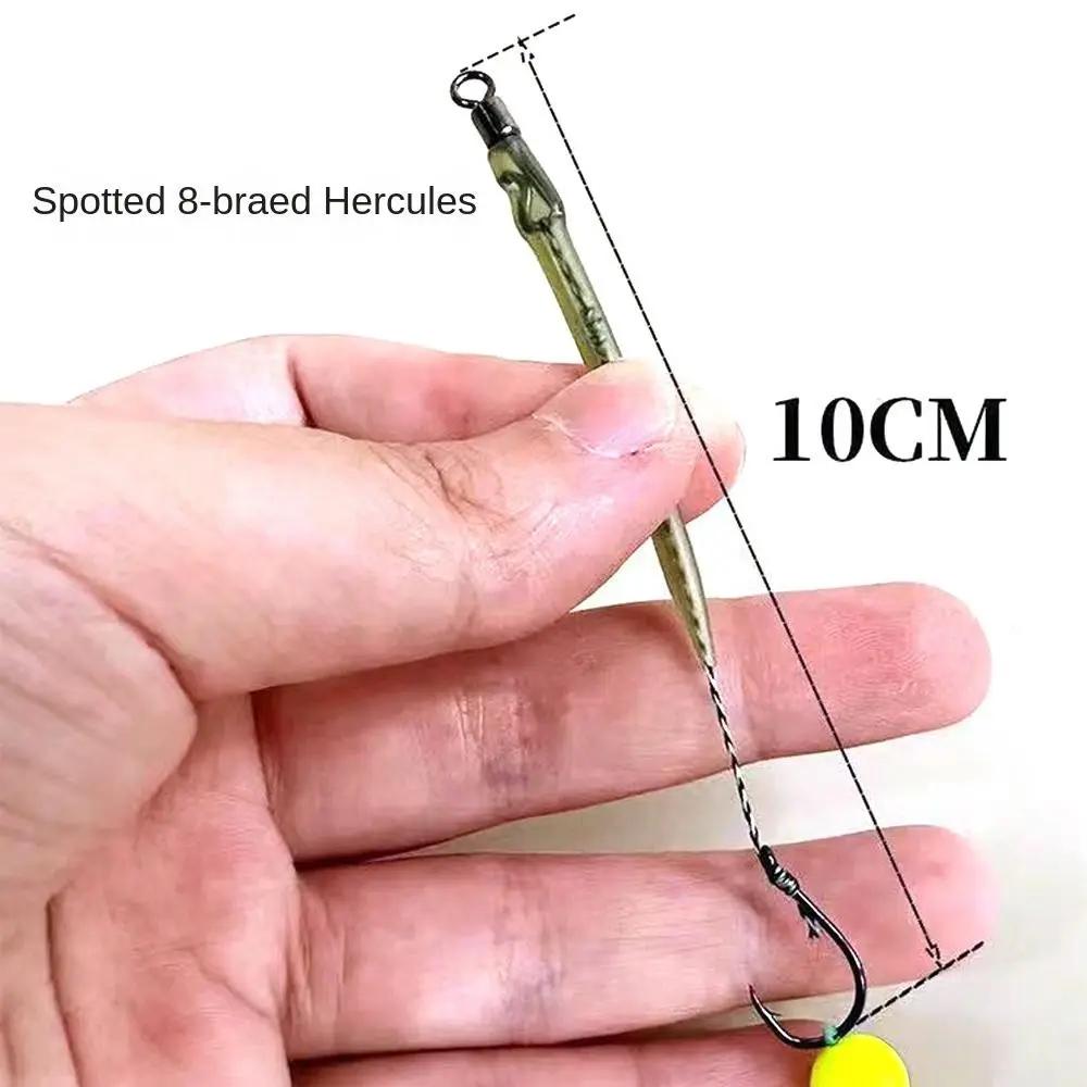 5 hameçons rigs pêche carpe 2025 - Équipement prêt taille 3#-10# - Montages complets pêche