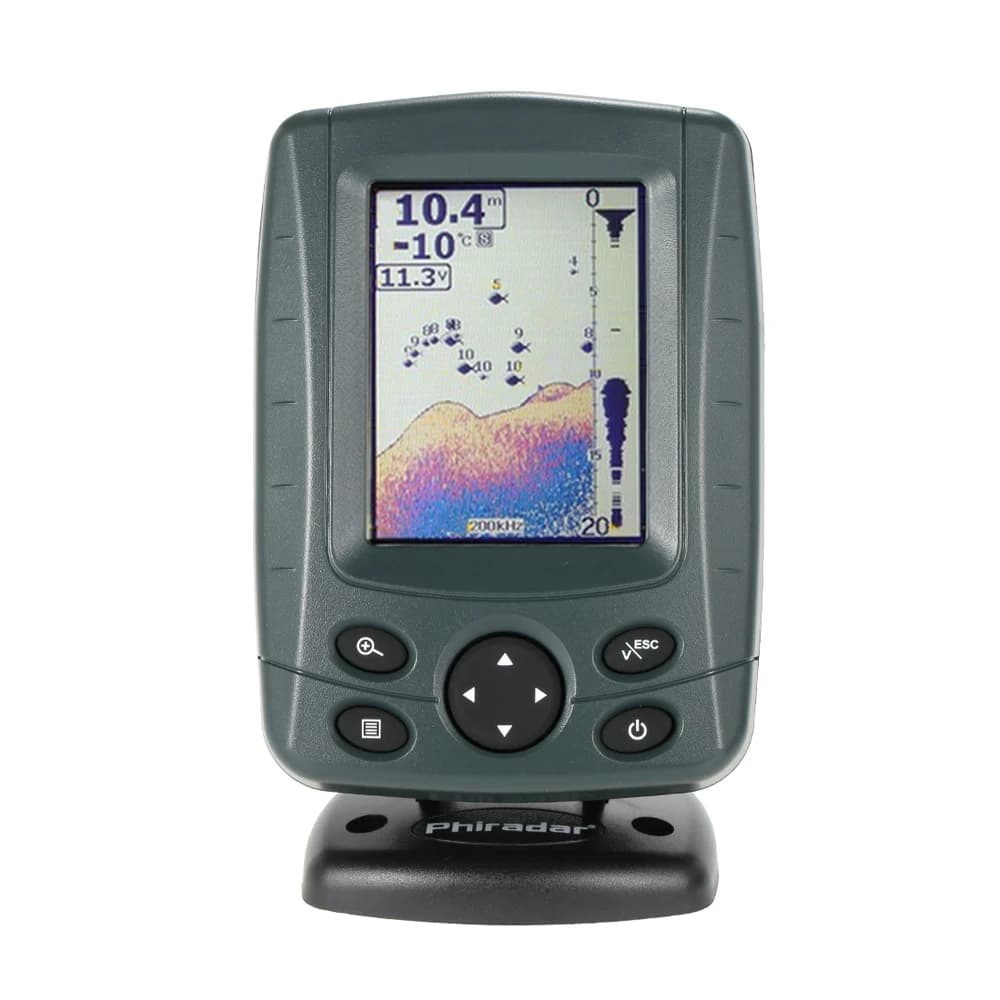 Sonar de pêche portable 3.5" LCD - Détecteur de poissons avec alarme et localisateur de profondeur