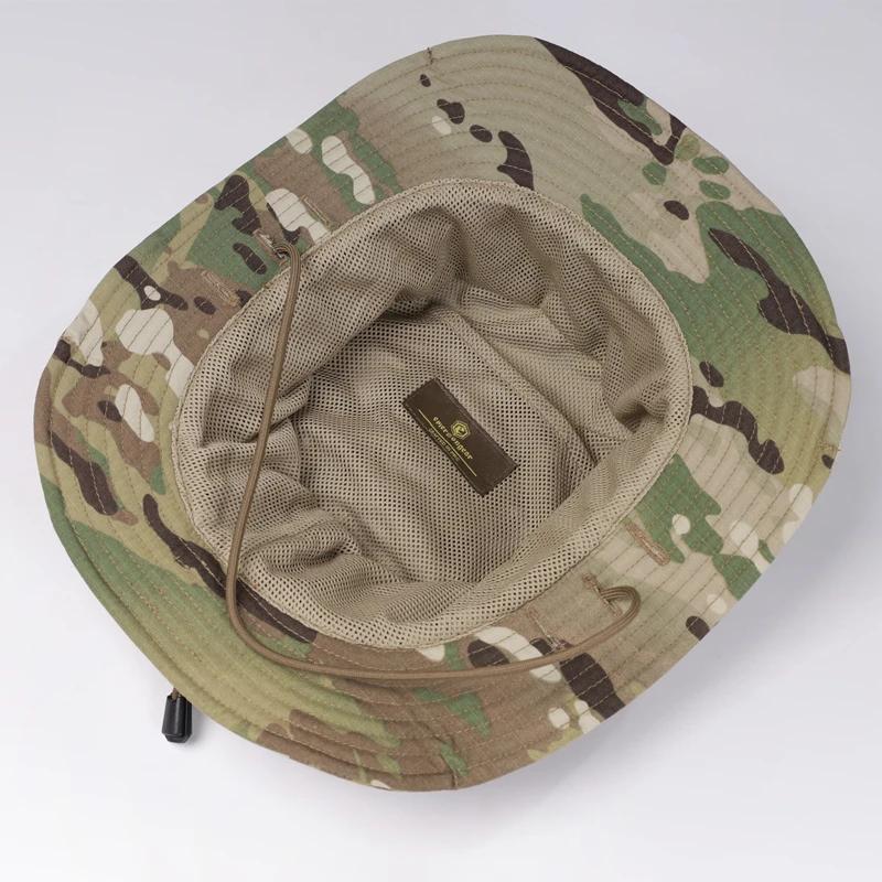Casquette boonie tactique Branch Rock Lizard pour pêche jungle - Protection courte visière ajustable