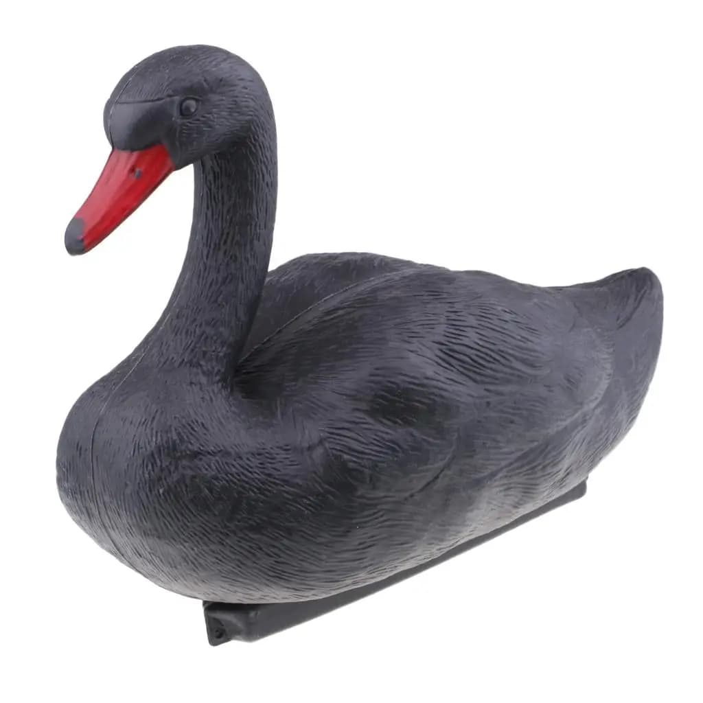 Leurre cygne flottant XPE - Déco réaliste pour lac et jardin, idéal chasse aux oies décorative