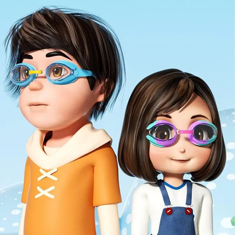 Lunettes de natation enfants garçons filles étanches anti-buée HD professionnelles piscine