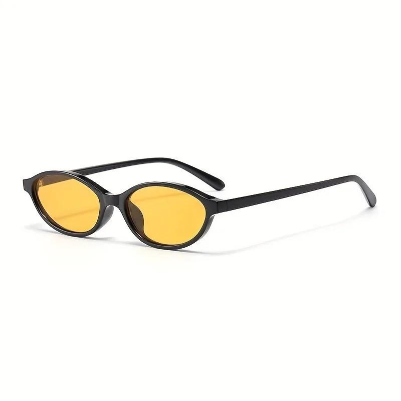 Lunettes ovales style Y2K pour pêche décontractée et photographie - Hommes et femmes