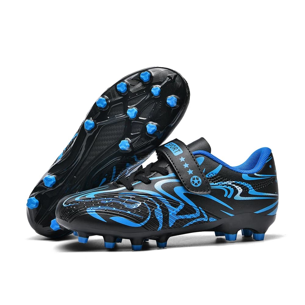 Chaussures de football junior 31-38 : Confortables et stylées pour entraînement indoor outdoor