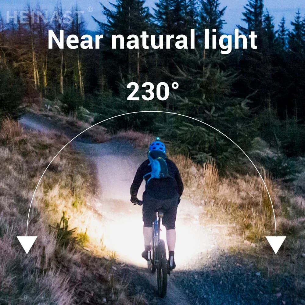 Frontale LED avec capteur batterie intégrée USB rechargeable 1-10 pièces pour pêche camping recherche