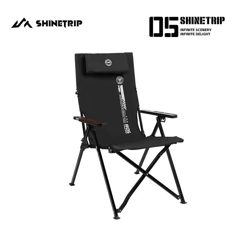 Chaise pliante ajustable ShineTrip pour pêche - Siège polyvalent bureau camping pique-nique plage
