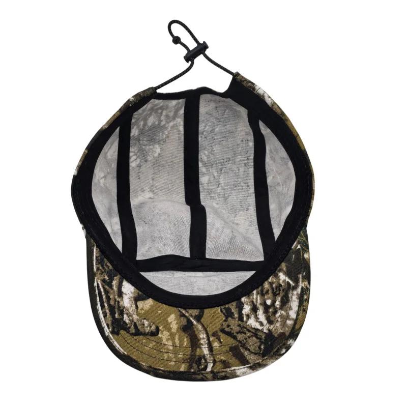 Casquette 5 panels camouflage jungle pour pêche outdoor homme